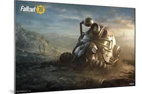 Fallout: 76 - Helmet Key Art-Trends International-Mounted Poster