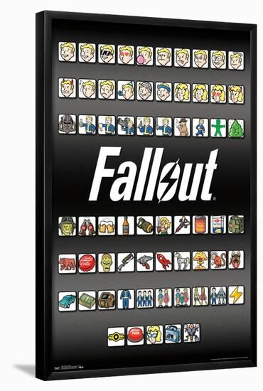 Fallout - Emojis-Trends International-Framed Poster
