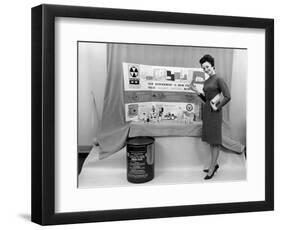 Fallout Shelter Supplies, USA, Cold War-us National Archives-Framed Photographic Print