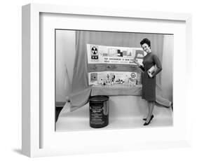 Fallout Shelter Supplies, USA, Cold War-us National Archives-Framed Photographic Print