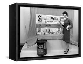 Fallout Shelter Supplies, USA, Cold War-us National Archives-Framed Stretched Canvas