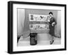 Fallout Shelter Supplies, USA, Cold War-us National Archives-Framed Photographic Print