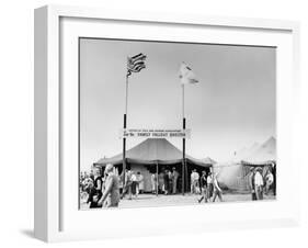 Fallout Shelters Promoted at a County Fair-null-Framed Photo
