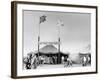 Fallout Shelters Promoted at a County Fair-null-Framed Photo