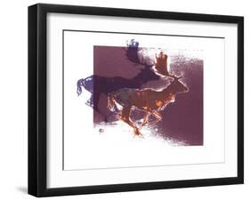 Fallow Bucks, 2015-Mark Adlington-Framed Giclee Print