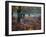 Fallow Deer, Dama Dama, Making their Way Through Autumn Foliage-Alex Saberi-Framed Photographic Print