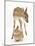 Fallow Deer (Dama Dama) Portrait of Fawn Standing over a Sandy Netherland-Cross Rabbit-Mark Taylor-Mounted Photographic Print