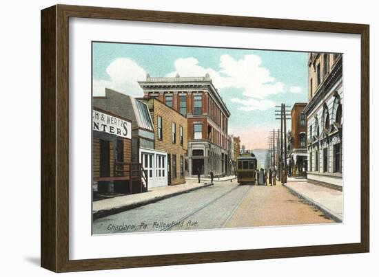 Fallowfield Avenue, Chareloi-null-Framed Art Print