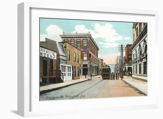 Fallowfield Avenue, Chareloi-null-Framed Art Print