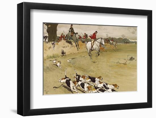 Fallowfield Hunt-Cecil Aldin-Framed Premium Giclee Print