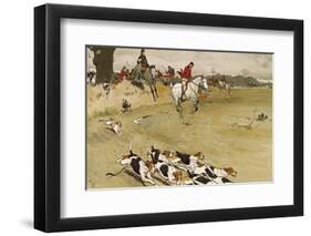 Fallowfield Hunt-Cecil Aldin-Framed Premium Giclee Print