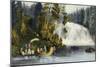 Falls Des Chats-Currier & Ives-Mounted Giclee Print