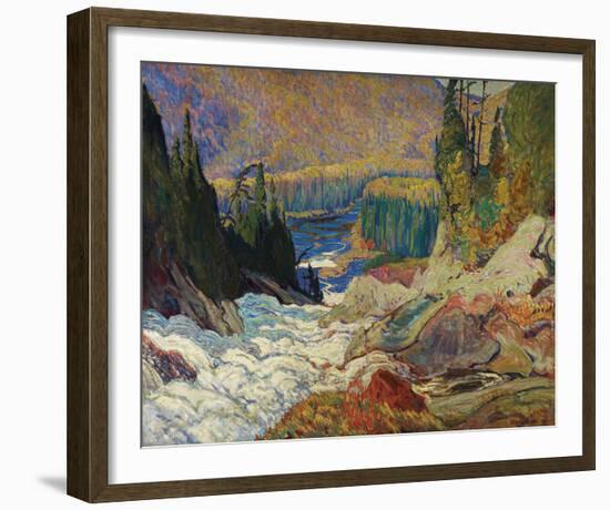 Falls, Montreal River-J. E. H. MacDonald-Framed Giclee Print