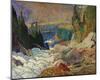 Falls, Montreal River-J. E. H. MacDonald-Mounted Giclee Print