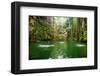 Falls Near Chichen Itza Mexico-null-Framed Art Print