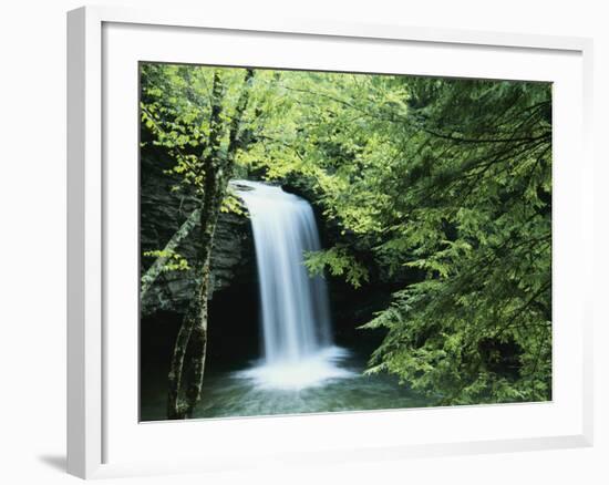 Falls of Little Stony, Jefferson National Forest, Virginia, USA-Charles Gurche-Framed Photographic Print