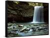 Falls of Little Stony, Jefferson National Forest, Virginia, USA-Charles Gurche-Framed Stretched Canvas