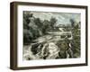 Falls of Lorette Canada, 19th Century-null-Framed Giclee Print