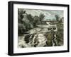 Falls of Lorette Canada, 19th Century-null-Framed Giclee Print