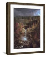 Falls of the Kaaterskill, 1826 (Oil on Canvas)-Thomas Cole-Framed Giclee Print