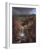 Falls of the Kaaterskill, 1826 (Oil on Canvas)-Thomas Cole-Framed Giclee Print