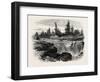 Falls of the Passaic, New Jersey, USA, 1870s-null-Framed Giclee Print