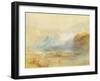 Falls of the Rhine at Schaffhausen, 1841 (W/C, Pen, Red Ink and Grey Wash on White Wove Paper)-J. M. W. Turner-Framed Giclee Print