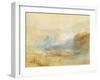 Falls of the Rhine at Schaffhausen, 1841 (W/C, Pen, Red Ink and Grey Wash on White Wove Paper)-J. M. W. Turner-Framed Giclee Print