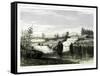 Falls of the Spokane-Thomas H. Ford-Framed Stretched Canvas