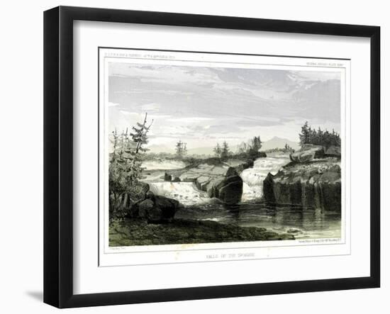 Falls of the Spokane-Thomas H. Ford-Framed Giclee Print