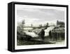 Falls of the Spokane-Thomas H. Ford-Framed Stretched Canvas