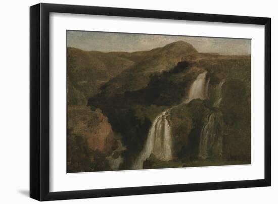 Falls of Tivoli-Jean-Baptiste-Camille Corot-Framed Giclee Print