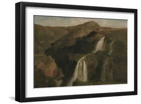 Falls of Tivoli-Jean-Baptiste-Camille Corot-Framed Giclee Print