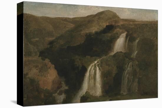 Falls of Tivoli-Jean-Baptiste-Camille Corot-Stretched Canvas