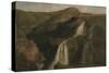 Falls of Tivoli-Jean-Baptiste-Camille Corot-Stretched Canvas