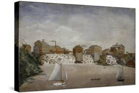 Falls of Vergennes, c.1875-76-S. H. Washburn-Stretched Canvas
