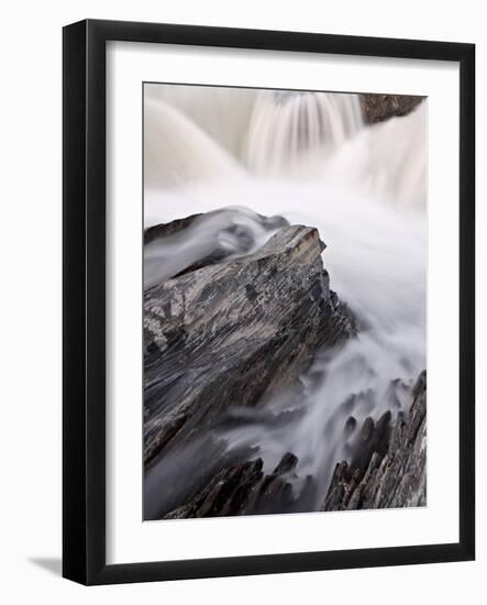 Falls on Kicking Horse River, Yoho Nat'l Park, UNESCO World Heritage Site, British Columbia, Canada-James Hager-Framed Photographic Print