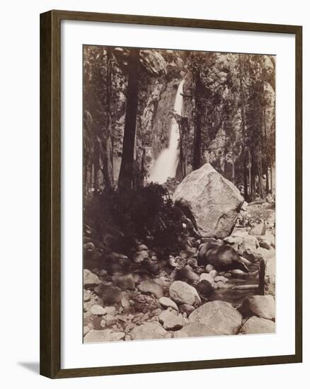 Falls, Yosemite, C.1860-Carleton Emmons Watkins-Framed Giclee Print