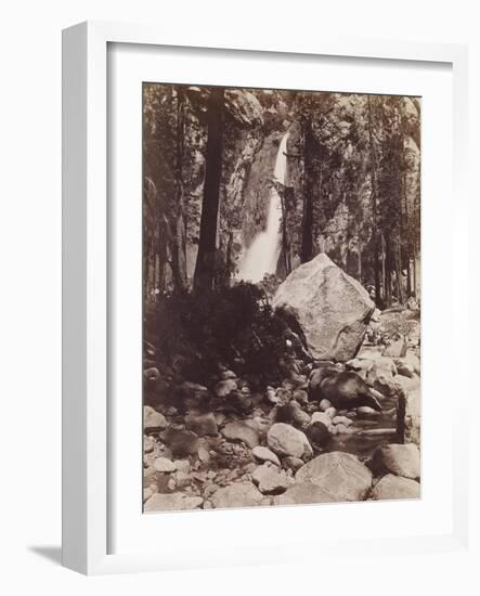 Falls, Yosemite, C.1860-Carleton Emmons Watkins-Framed Giclee Print