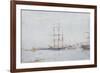 Falmouth Bay, 1925-Henry Scott Tuke-Framed Giclee Print