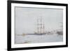 Falmouth Bay, 1925-Henry Scott Tuke-Framed Giclee Print