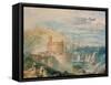 Falmouth Harbour-J. M. W. Turner-Framed Stretched Canvas