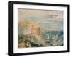 Falmouth Harbour-J. M. W. Turner-Framed Giclee Print