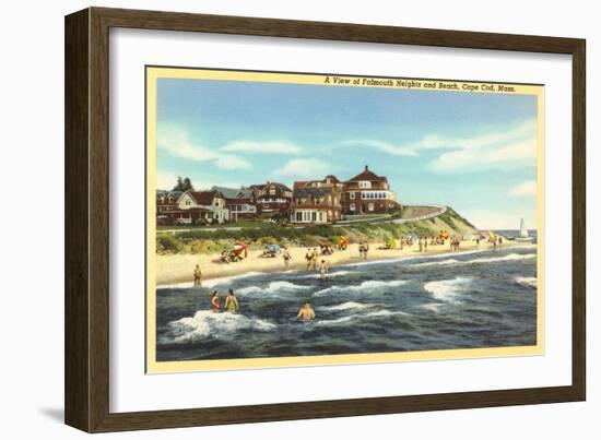 Falmouth Heights, Cape Cod-null-Framed Premium Giclee Print