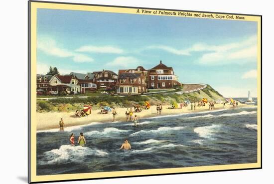 Falmouth Heights, Cape Cod-null-Mounted Premium Giclee Print