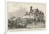 Falmouth House, Newmarket, the Residence of the Late Fred Archer-null-Framed Giclee Print