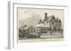 Falmouth House, Newmarket, the Residence of the Late Fred Archer-null-Framed Giclee Print