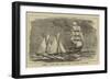 Falmouth Tailors' Boats Racing to Meet a Homeward Bound Vessel-William Lionel Wyllie-Framed Giclee Print