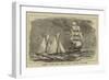 Falmouth Tailors' Boats Racing to Meet a Homeward Bound Vessel-William Lionel Wyllie-Framed Giclee Print