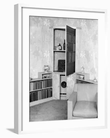 'False' Bookcase-null-Framed Photographic Print